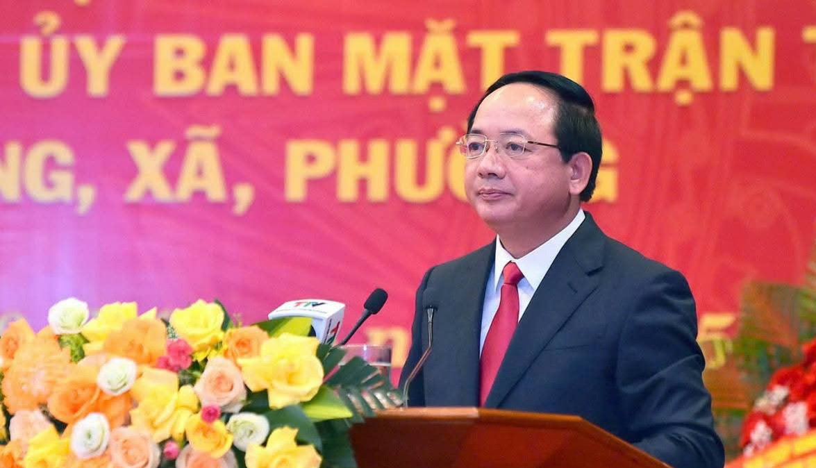 Thượng tướng Trịnh Văn Quyết phát biểu chỉ đạo tại lễ công bố. Ảnh: Thanh Phúc.