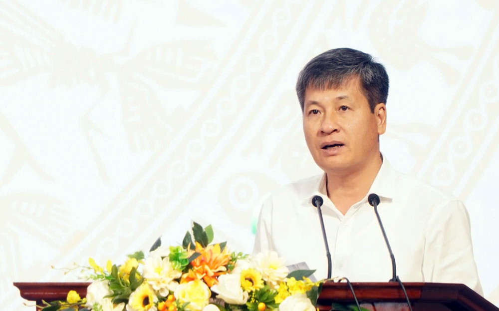 Phó Chủ tịch UBND tỉnh Yên Bái Ngô Hạnh Phúc phát biểu tại chương trình. Phó Chủ tịch UBND tỉnh Yên Bái Ngô Hạnh Phúc phát biểu tại chương trình.