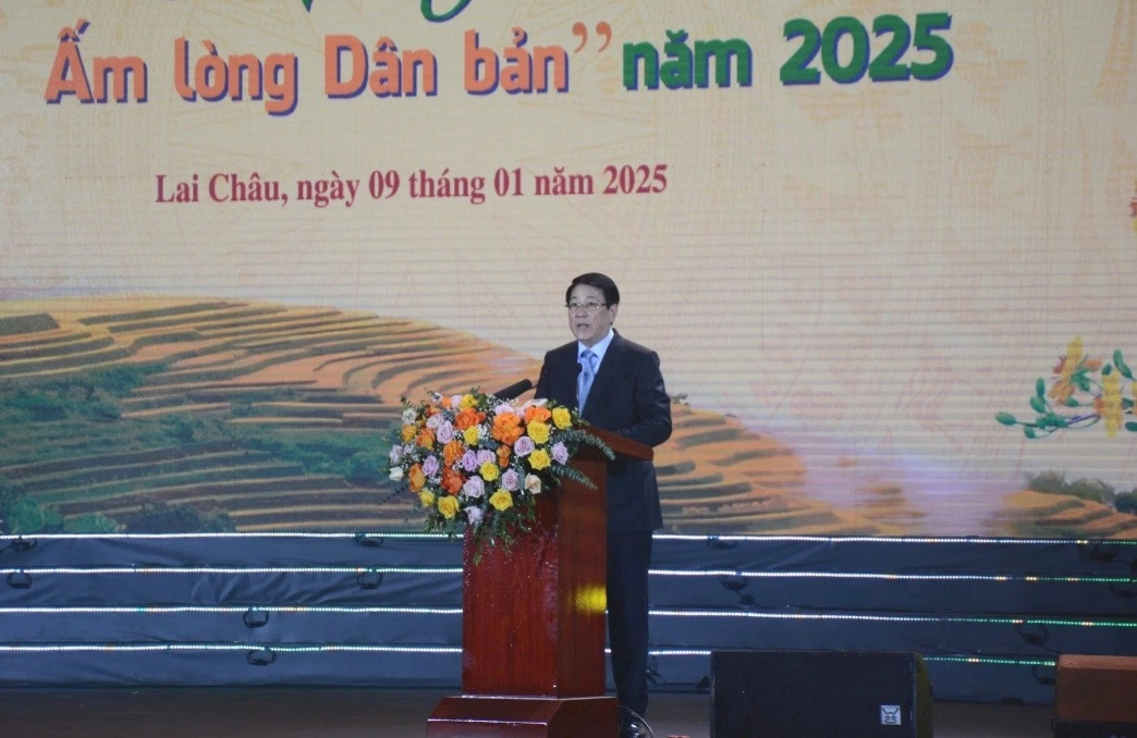 Chủ tịch nước Lương Cường phát biểu tại chương trình.