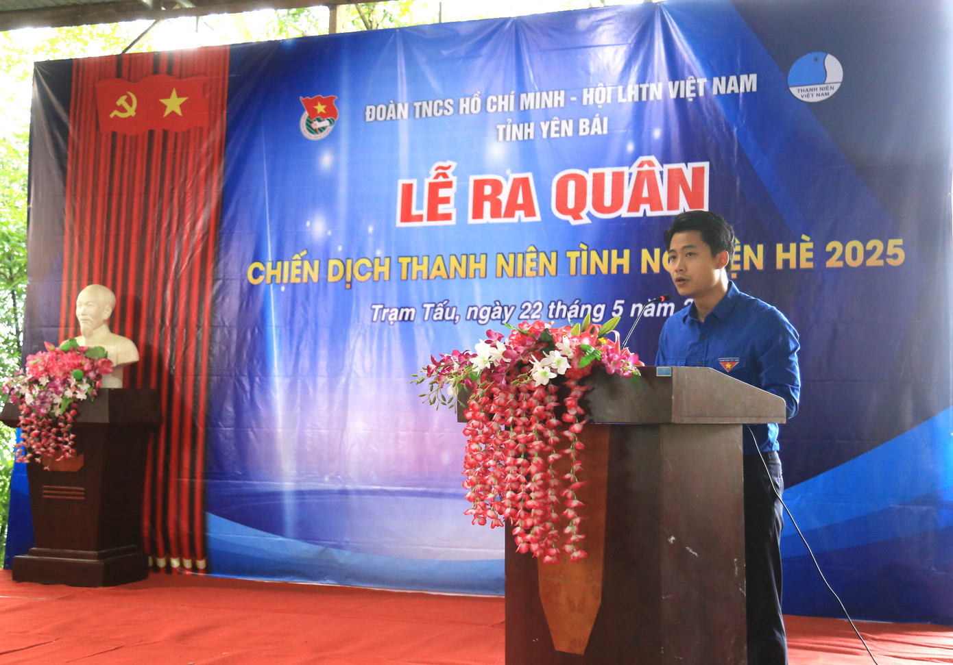 Anh Đồng Mạnh Linh phát động "Chiến dịch Thanh niên tình nguyện hè 2025" tại Yên Bái. Anh Đồng Mạnh Linh phát động "Chiến dịch Thanh niên tình nguyện hè 2025" tại Yên Bái.