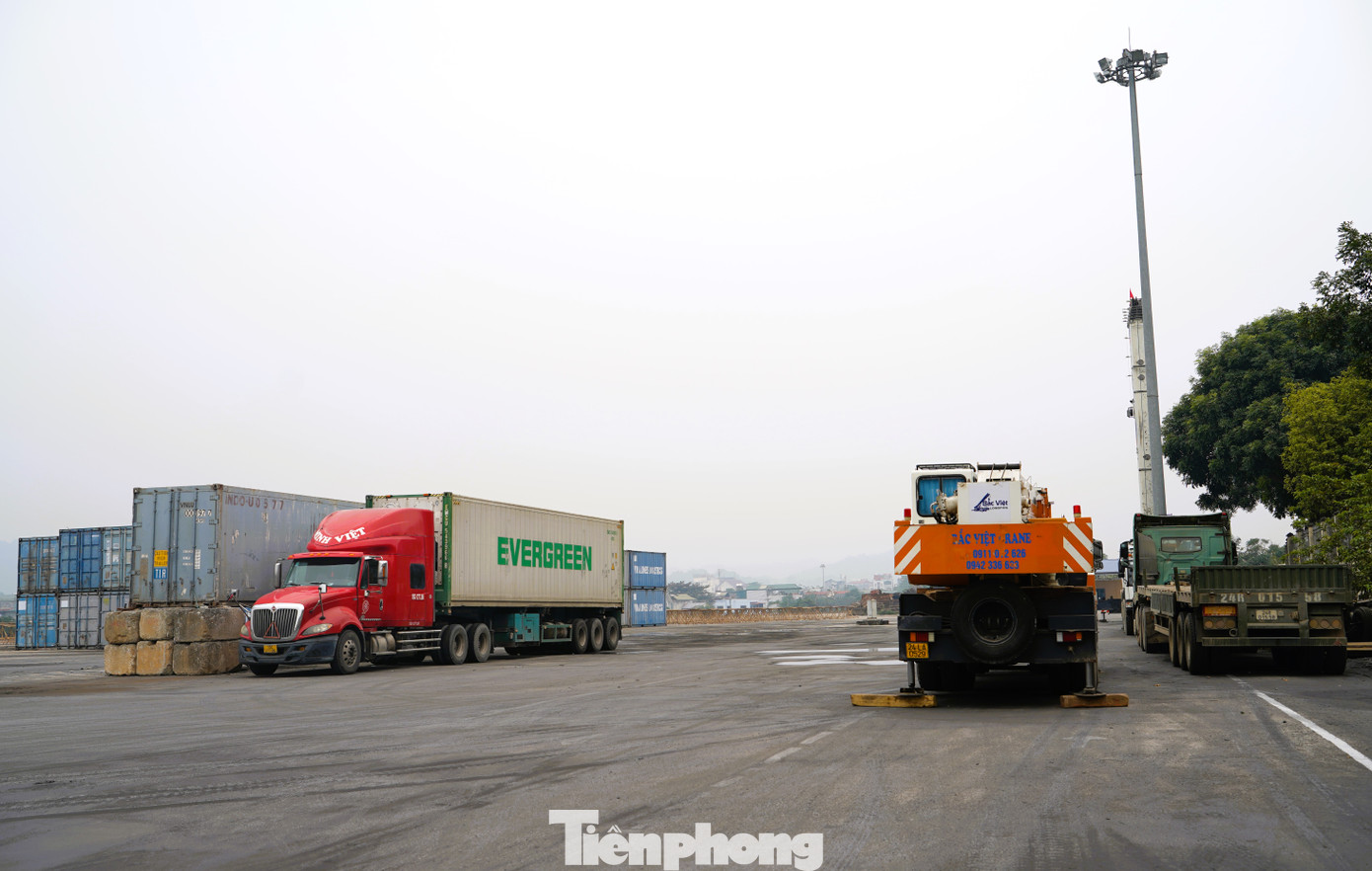 Quy mô công trình bao gồm hệ thống kho tổng hợp, bãi container, bãi tổng hợp, đường nội bộ, bãi tập kết xe, phương tiện, thiết bị xếp dỡ, công trình kiến trúc, mạng kỹ thuật, tường rào và cây xanh.