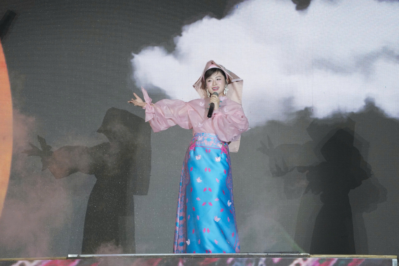 Các tiết mục có sự tham gia của các nghệ sĩ như Tùng Dương, Nguyễn Thu Hằng, Sèn Hoàng Mỹ Lam, La Hoàng Quý, Dương Hoàng Yến, Ngô Lan Hương…