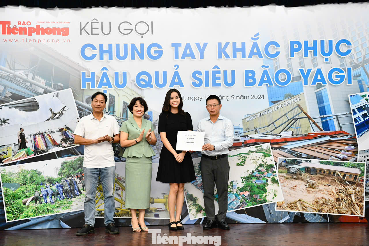 Á hậu Đào Hiền đến tham dự và ủng hộ 2 triệu đồng. Ngoài ra, nhiều hoa hậu người đẹp khác không đến trực tiếp nhưng đã gửi tiền ủng hộ đến báo Tiền Phong. Đơn cử, Hoa hậu Đặng Thu Thảo ủng hộ 100 triệu đồng, hoa hậu Đỗ Thị Hà ủng hộ 200 triệu đồng, Á hậu Huyền My ủng hộ 3 triệu đồng. Á hậu Tú Anh 20 triệu, người đẹp Phùng Bảo Ngọc Vân 5 triệu đồng.