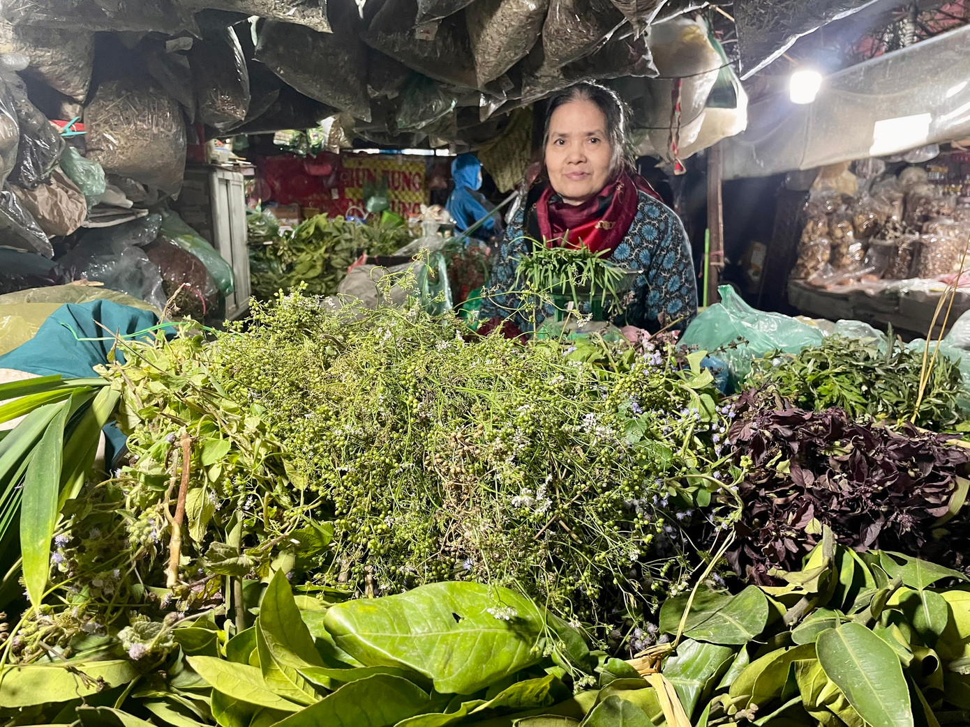 Hiện mùi già đã được bày bán ở nhiều chợ lớn như chợ Hôm, chợ Mơ, chợ Nguyễn Đình Chiểu... Tại các chợ nhỏ, tiểu thương cho biết khoảng 1 tuần nữa mới có bán.