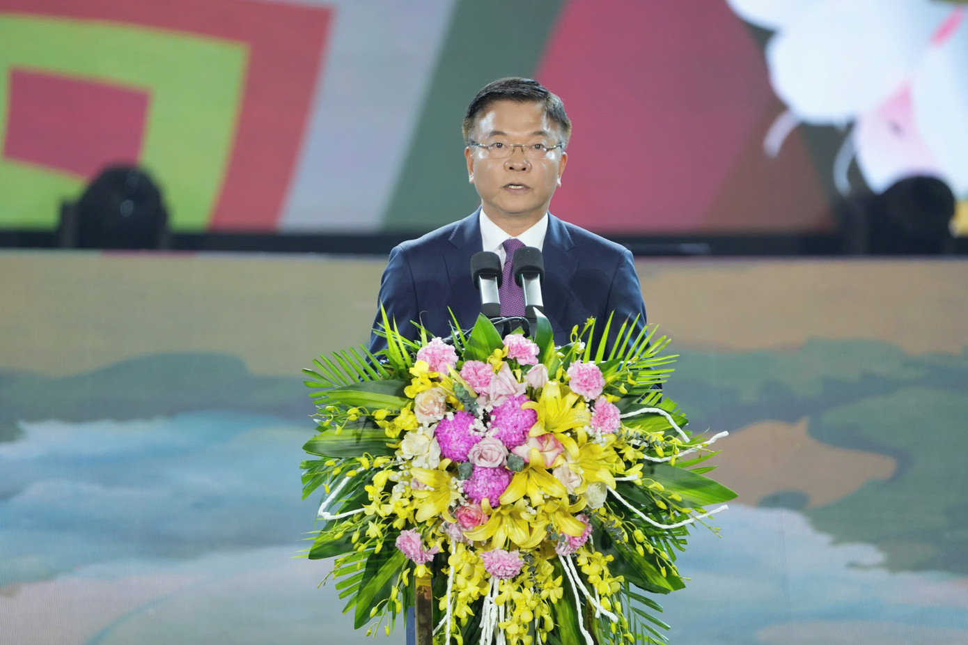 Phó Thủ tướng Chính phủ Lê Thành Long phát biểu tại lễ khai mạc.