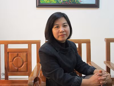 Bà Nguyễn Linh Chi, Hiệu trưởng Trường Tiểu học Thái Thịnh, Đống Đa, Hà Nội