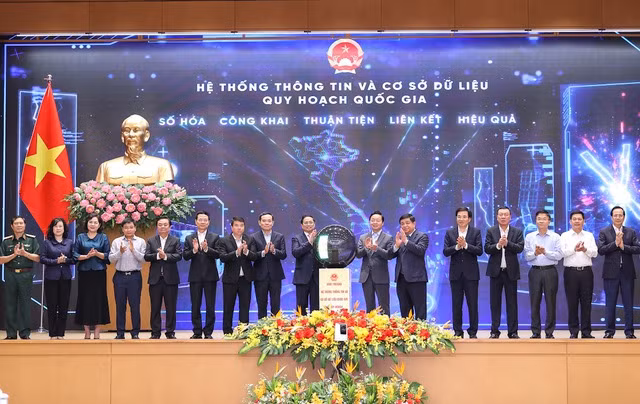 Khai trương Hệ thống thông tin và cơ sở dữ liệu quốc gia về quy hoạch.