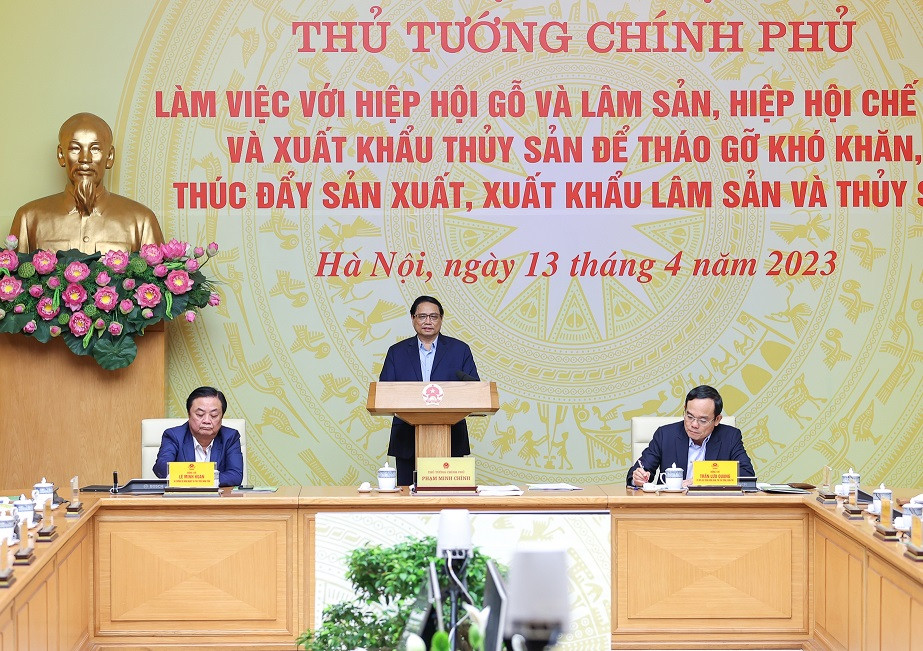 Thủ tướng Phạm Minh Chính phát biểu tại hội nghị (Ảnh: Nhật Bắc). Thủ tướng Phạm Minh Chính phát biểu tại hội nghị (Ảnh: Nhật Bắc).
