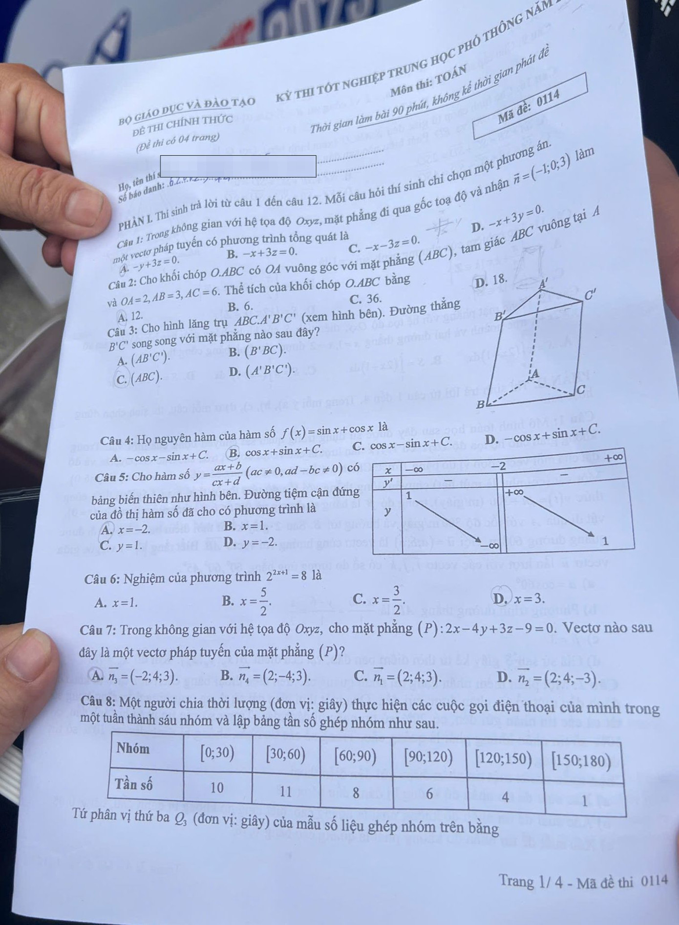 Sỹ tử hoàn thành 'môn thi áp lực nhất': Cập nhật đề thi, giải đề Toán ảnh 22
