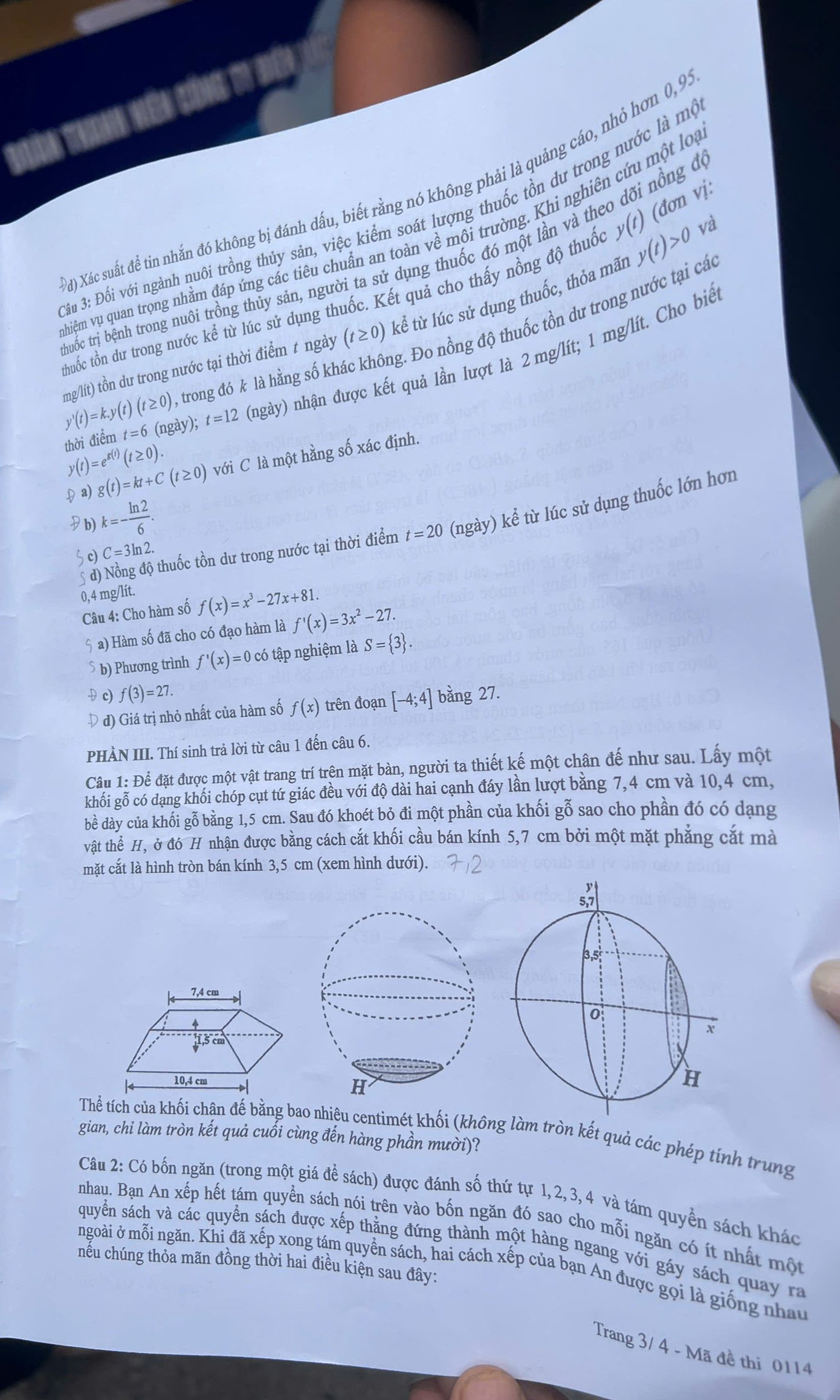 Sỹ tử hoàn thành 'môn thi áp lực nhất': Cập nhật đề thi, giải đề Toán ảnh 24