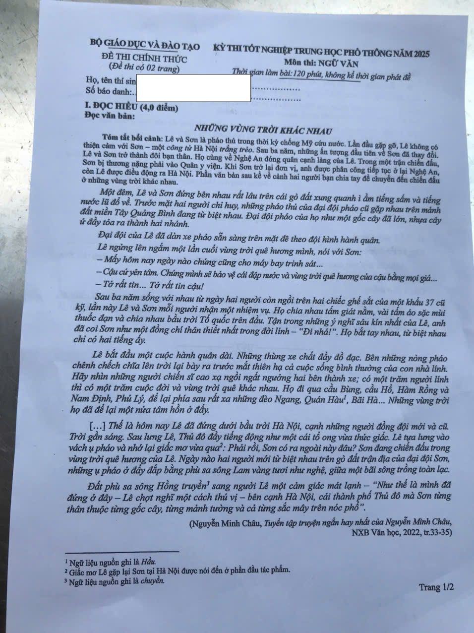 Sỹ tử hoàn thành bài Ngữ Văn, đề dễ thở, thí sinh phấn khởi ảnh 55