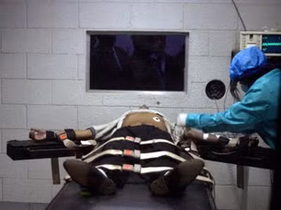 Thi hành án tử hình bằng tiêm thuốc độc ở Mỹ. Ảnh: Ozzie news.