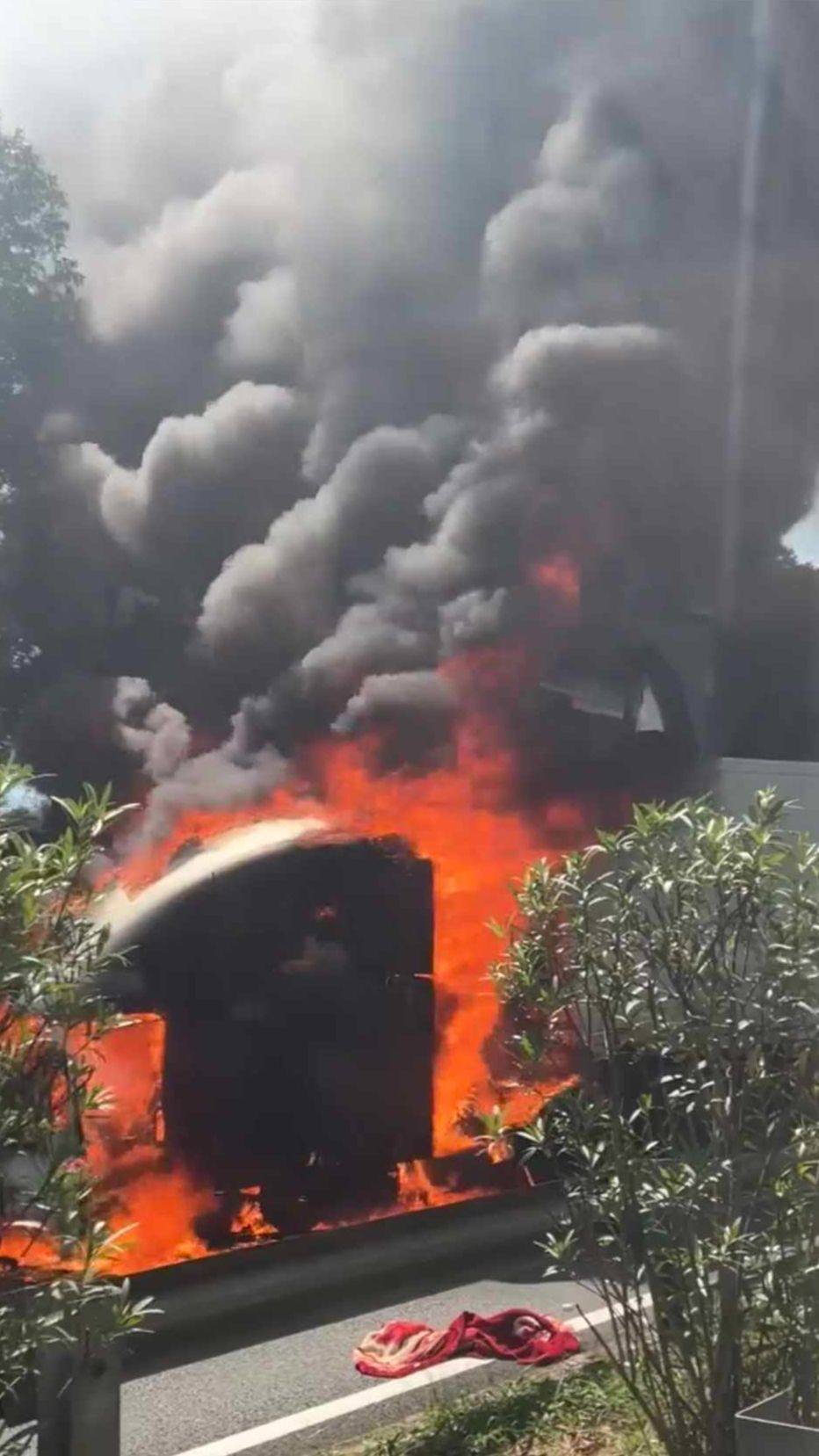 Hiện trường vụ cháy.