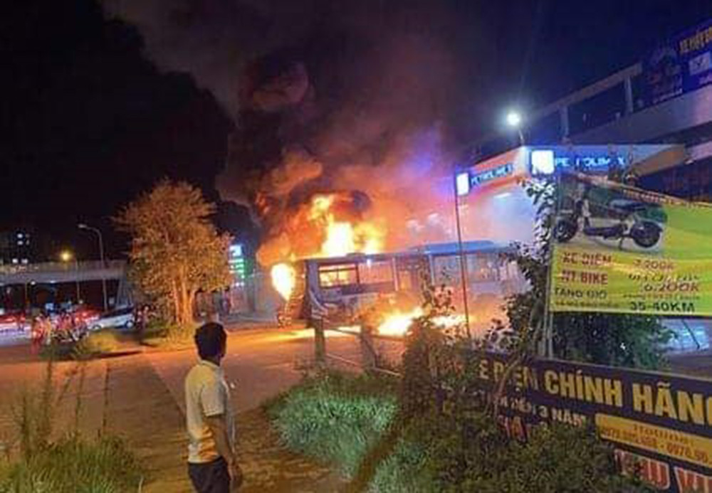 Hiện trường vụ cháy. Ảnh FB Hiện trường vụ cháy. Ảnh FB