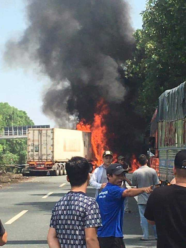 Hiện trường vụ cháy.