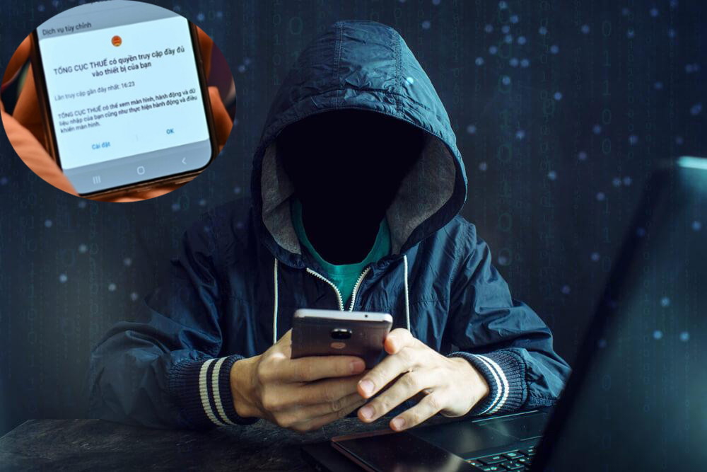 Ứng dụng giả mạo (ảnh nhỏ).