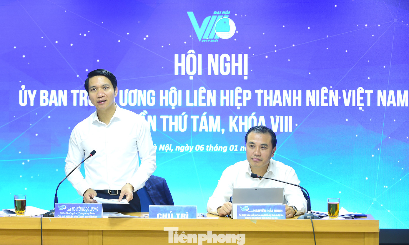 Anh Nguyễn Ngọc Lương phát biểu kết luận tại hội nghị. Ảnh: Xuân Tùng