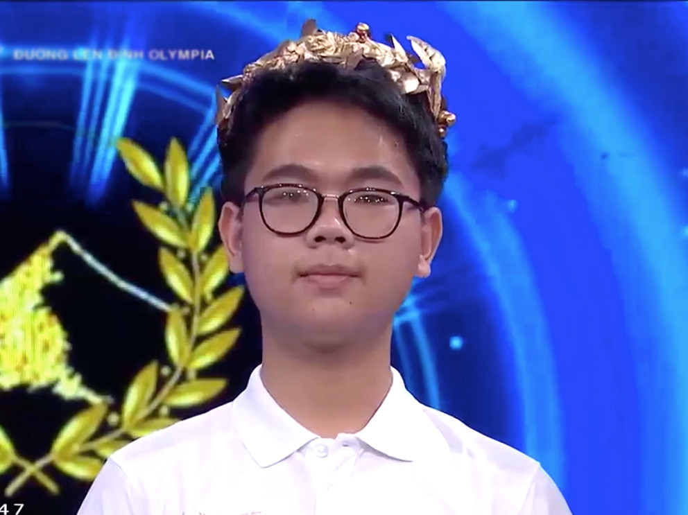 Tiến Hải giành vòng nguyệt quế trận tuần 2 quý II Đường lên đỉnh Olympia 23 Tiến Hải giành vòng nguyệt quế trận tuần 2 quý II Đường lên đỉnh Olympia 23