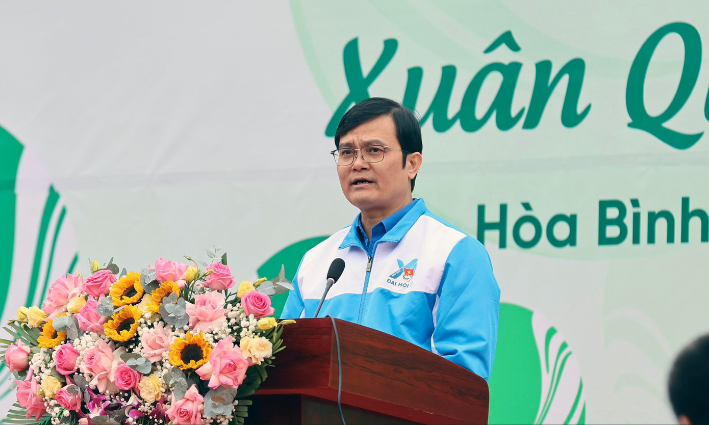 Anh Bùi Quang Huy phát biểu tại chương trình. Ảnh: Như Ý