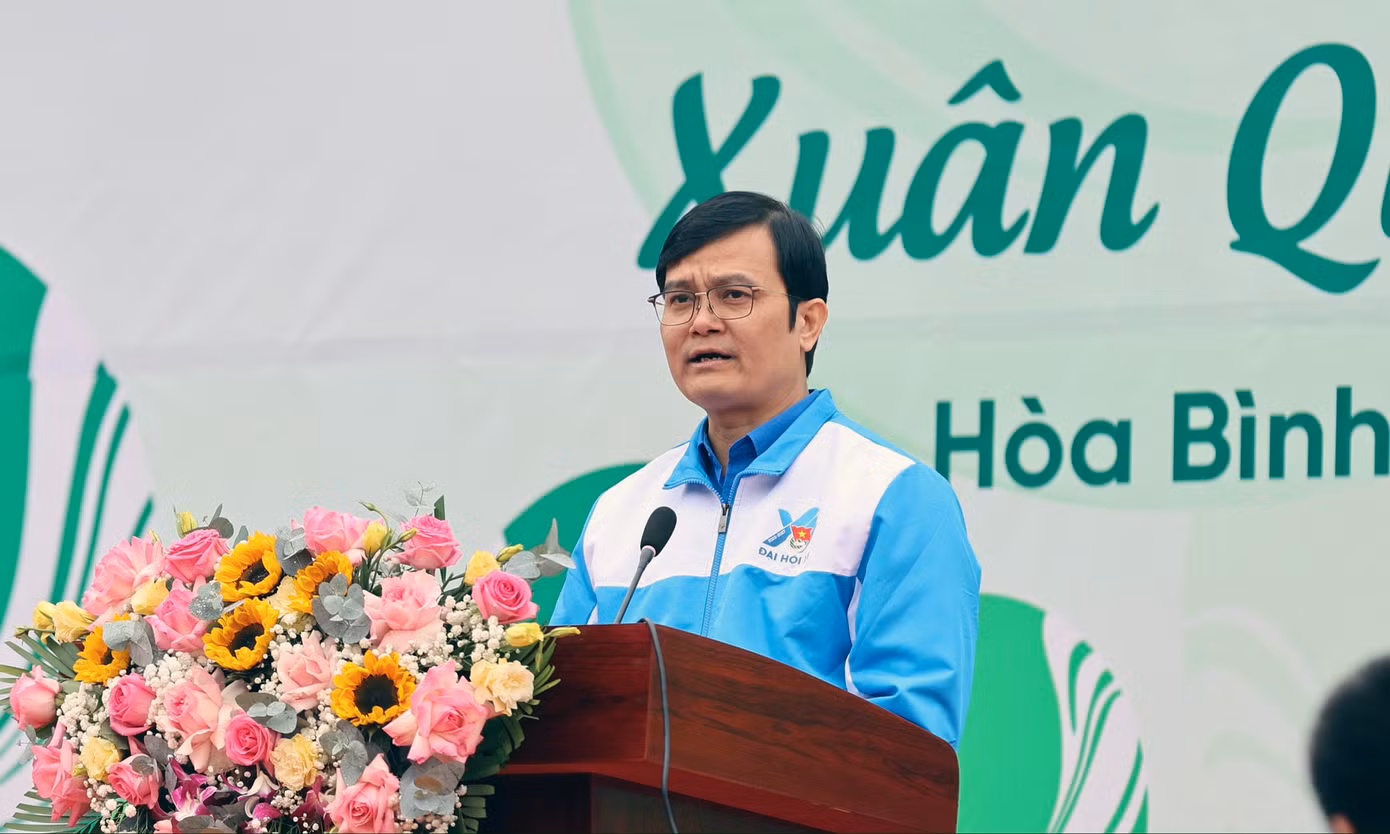 Anh Bùi Quang Huy phát biểu tại chương trình. Ảnh: Như Ý
