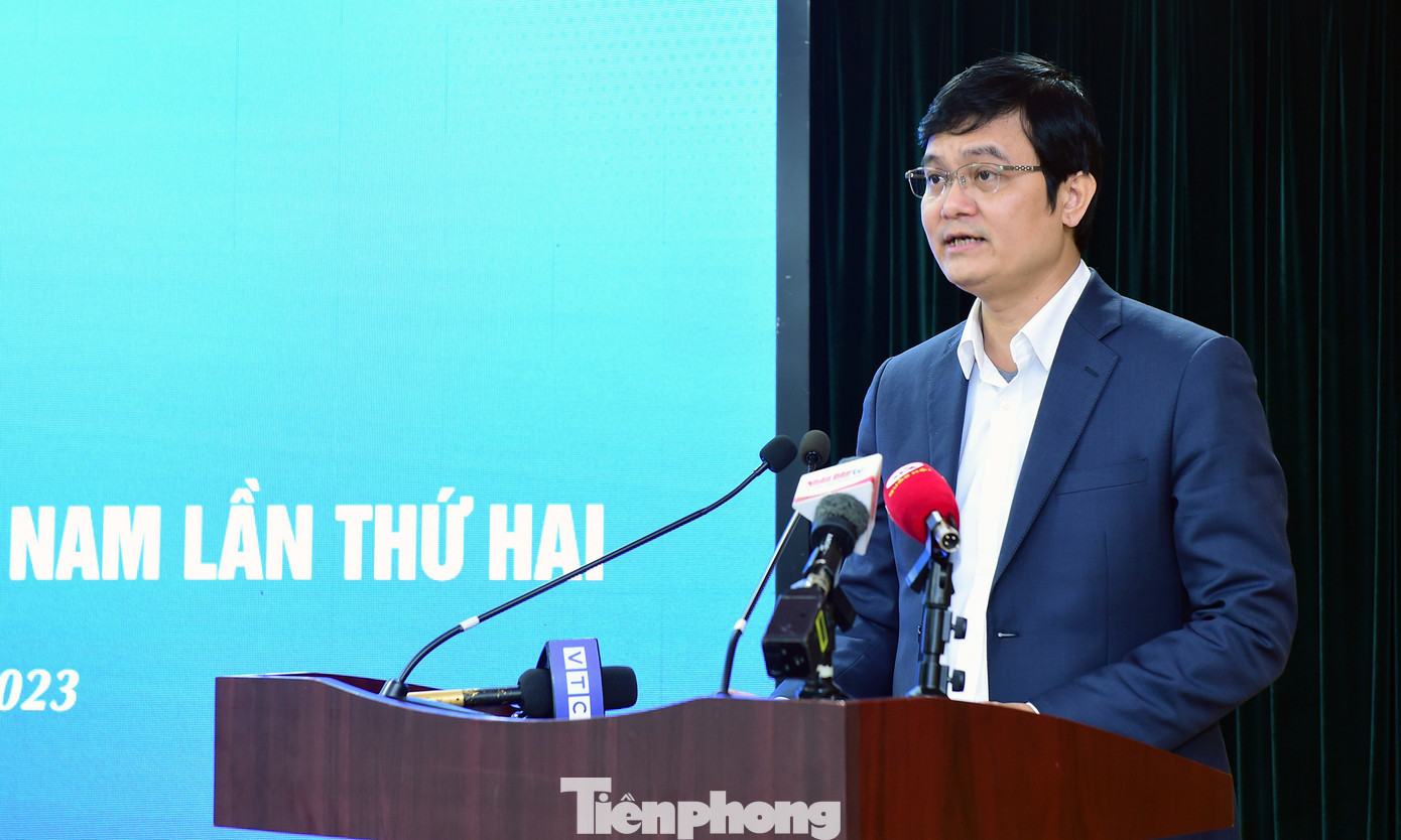 Anh Bùi Quang Huy phát biểu kết luận tại hội nghị. Ảnh: Xuân Tùng Anh Bùi Quang Huy phát biểu kết luận tại hội nghị. Ảnh: Xuân Tùng