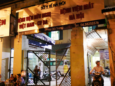 Bệnh viện Mắt Hà Nội. Ảnh: ngọc châu