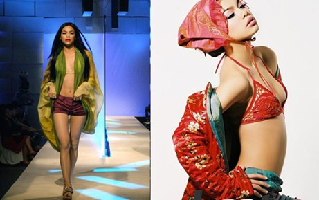 Những ngày đầu chưa thể thoát được hình ảnh chân dài đi hát