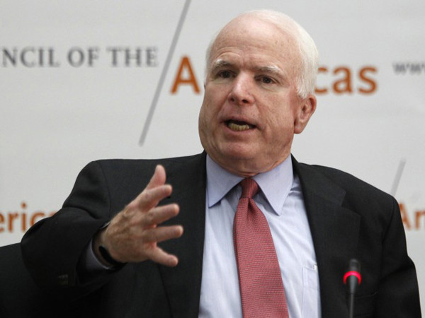 Thượng Nghị sĩ Mỹ John McCain. Ảnh: ibtimes.com