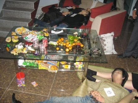 Hiện trường vụ án 9 người chết do chơi “kẹo” ở Hải Phòng. Ảnh: TL 