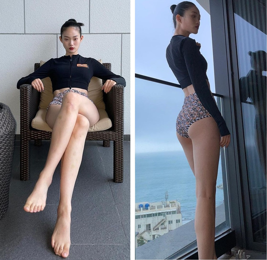 Shin Hyun Ji quyến rũ với áo tắm trong chuyến du lịch biển. Ảnh: IG.