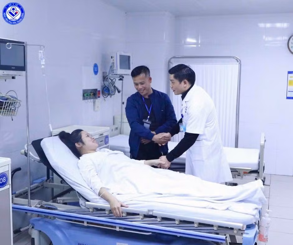 Sản phụ được cứu sống hơn cả một kỳ tích. Ảnh: Bệnh viện cung cấp Sản phụ được cứu sống hơn cả một kỳ tích. Ảnh: Bệnh viện cung cấp