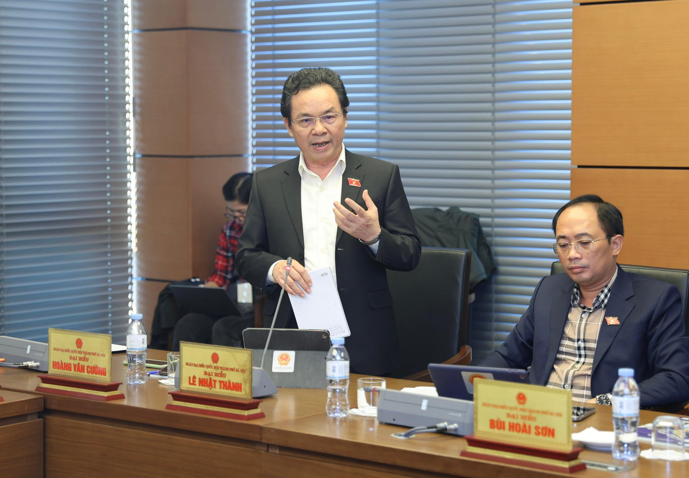 ĐBQH Hoàng Văn Cường (Hà Nội). Ảnh Như Ý ĐBQH Hoàng Văn Cường (Hà Nội). Ảnh Như Ý