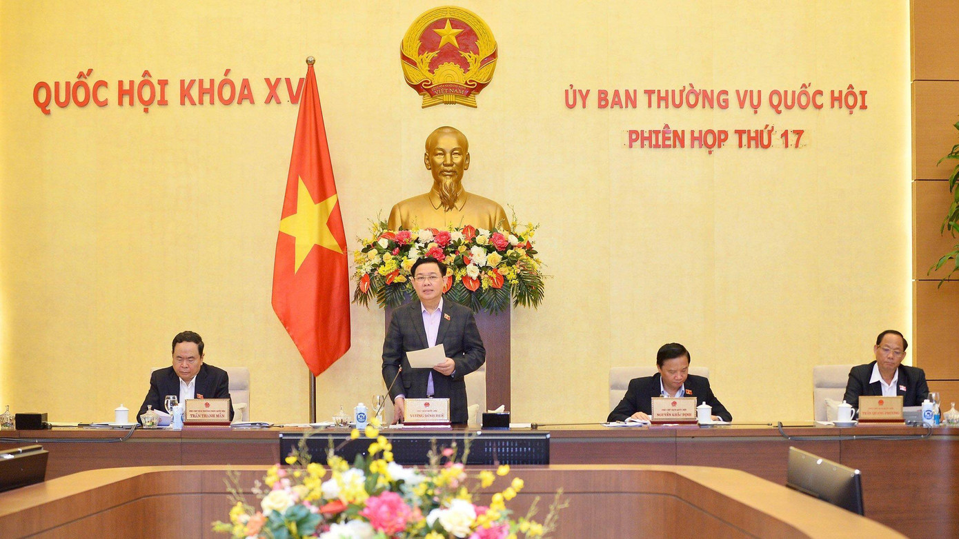 Chủ tịch Quốc hội Vương Đình Huệ phát biểu khai mạc phiên họp Chủ tịch Quốc hội Vương Đình Huệ phát biểu khai mạc phiên họp