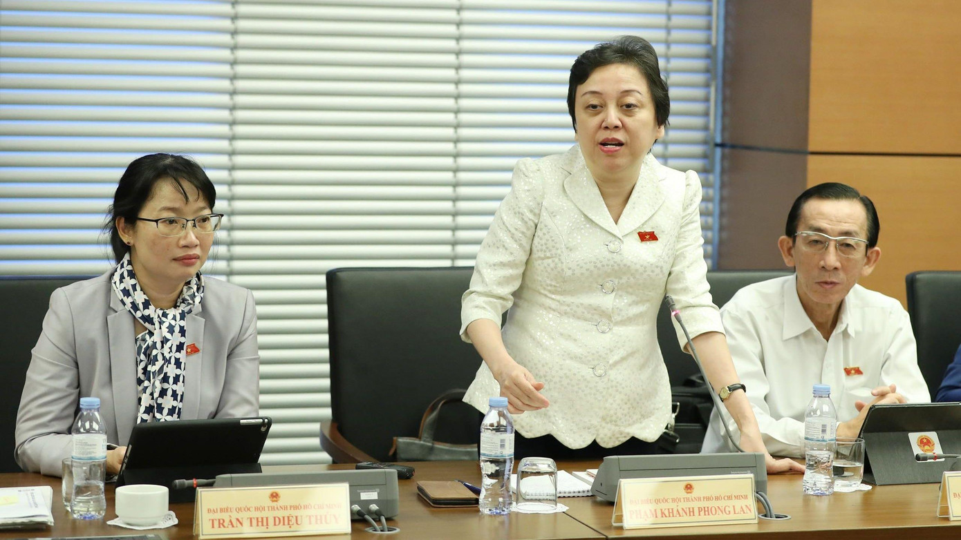 ĐB Phạm Khánh Phong Lan (TP.HCM). Ảnh Như Ý