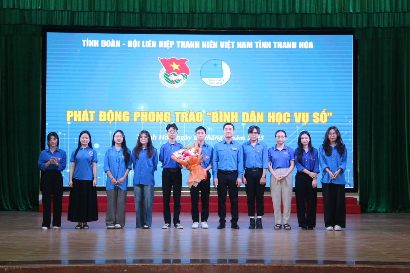 Tại lễ phát động, Tỉnh Đoàn, Hội Liên hiệp Thanh niên tỉnh Thanh Hóa đã thành lập các đội hình &quot;Bình dân học vụ số”.
