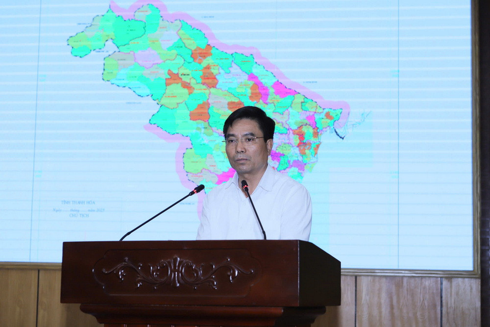 Bí thư Tỉnh ủy Thanh Hóa Nguyễn Doãn Anh phát biểu kết luận hội nghị Bí thư Tỉnh ủy Thanh Hóa Nguyễn Doãn Anh phát biểu kết luận hội nghị