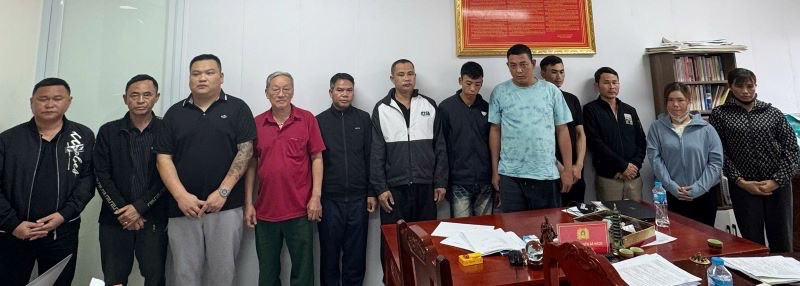 12 đối tượng bị khởi tố bị can