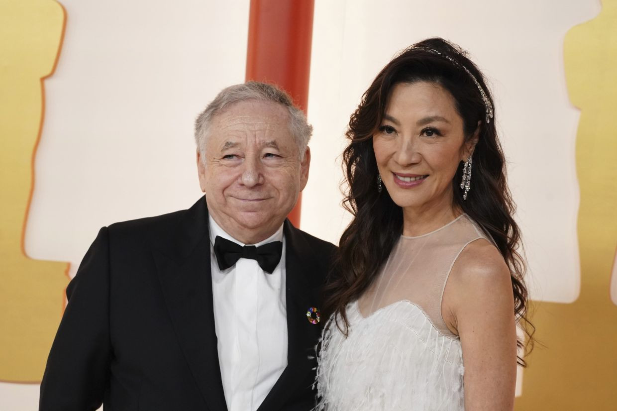 Dương Tử Quỳnh và Jean Todt.