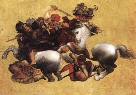 Bức The Battle of Anghiari vẽ năm 1505