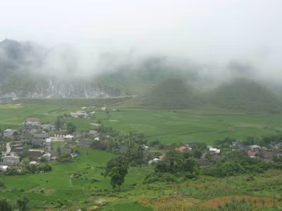 Lâu nay Việt Nam vẫn phải mua ảnh viễn thám với giá đắt (ảnh vệ tinh chụp một góc huyện Quảng Bạ, Hà Giang)