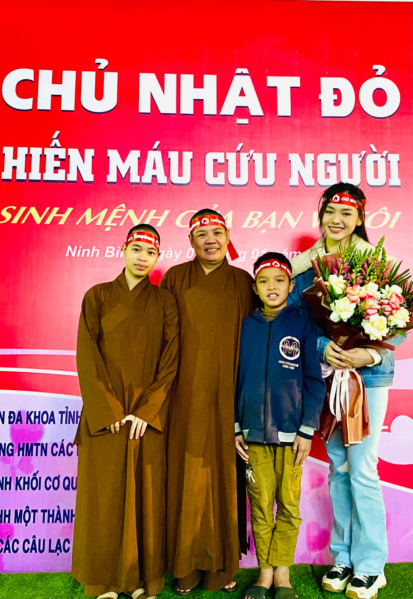 Các nhà sư tham dự Chủ nhật Đỏ 2023 tại Ninh Bình.