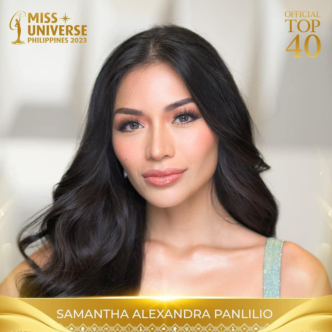 Người đẹp Samantha Alexandra Panlilio (ảnh trái) cũng là gương mặt quen thuộc trong giới sắc đẹp Philippines. Năm 2021, cô đại diện Philippines tham dự cuộc thi Miss Grand International 2021 nhưng ra về tay trắng. Trong khi đó Michelle Dee (ảnh phải) đang là ứng viên gây chú ý nhất khi từng đại diện Philippines tham gia Miss World 2019 và vào top 12.