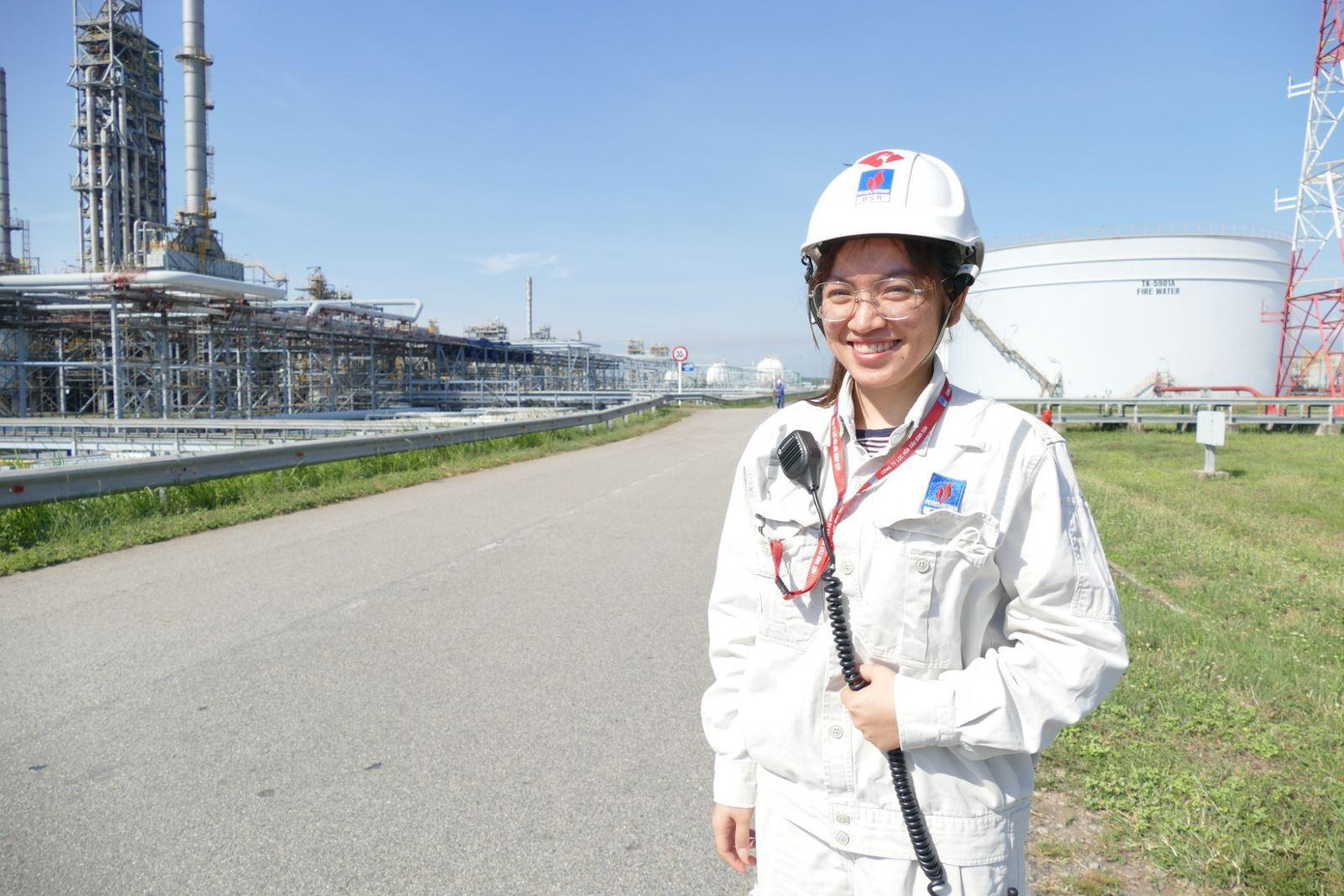 Lê Thị Minh Hiếu luôn nỗ lực hết mình để đóng góp vào sự thành công chung của NMLD Dung Quất.