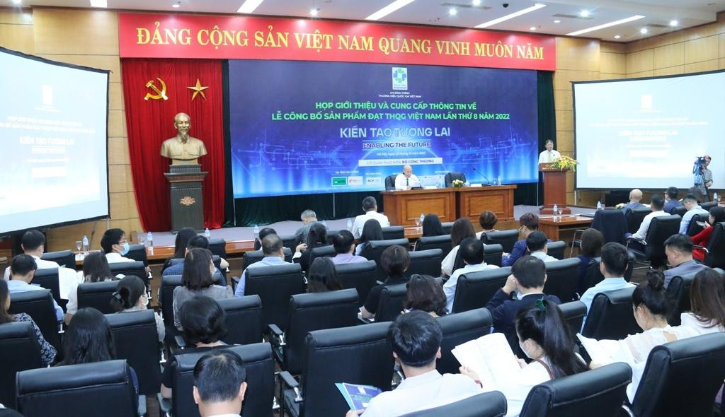 Toàn cảnh họp báo về lễ công bố sản phẩm đạt Thương hiệu Quốc gia năm 2022