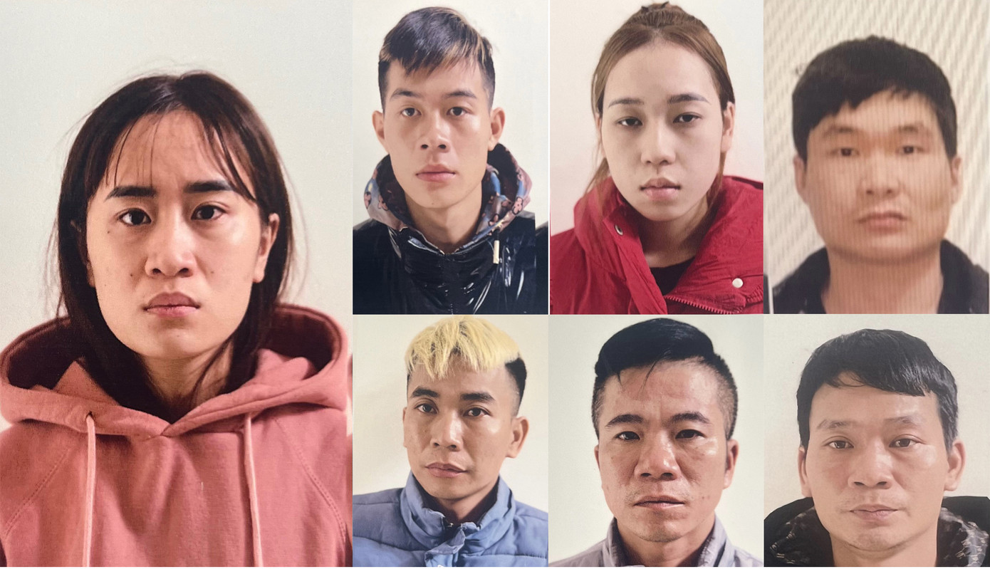 Đối tượng quản lý tài khoản tài khoản Facebook "Anyeuu" (trái) cùng các đối tượng liên quan. Đối tượng quản lý tài khoản tài khoản Facebook "Anyeuu" (trái) cùng các đối tượng liên quan.