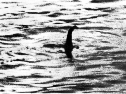 Một bức ảnh chụp thủy quái hồ Loch Ness. Ảnh: scotsman