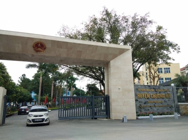 Trụ sở của Huyện ủy - UBND huyện Chương Mỹ. Trụ sở của Huyện ủy - UBND huyện Chương Mỹ.