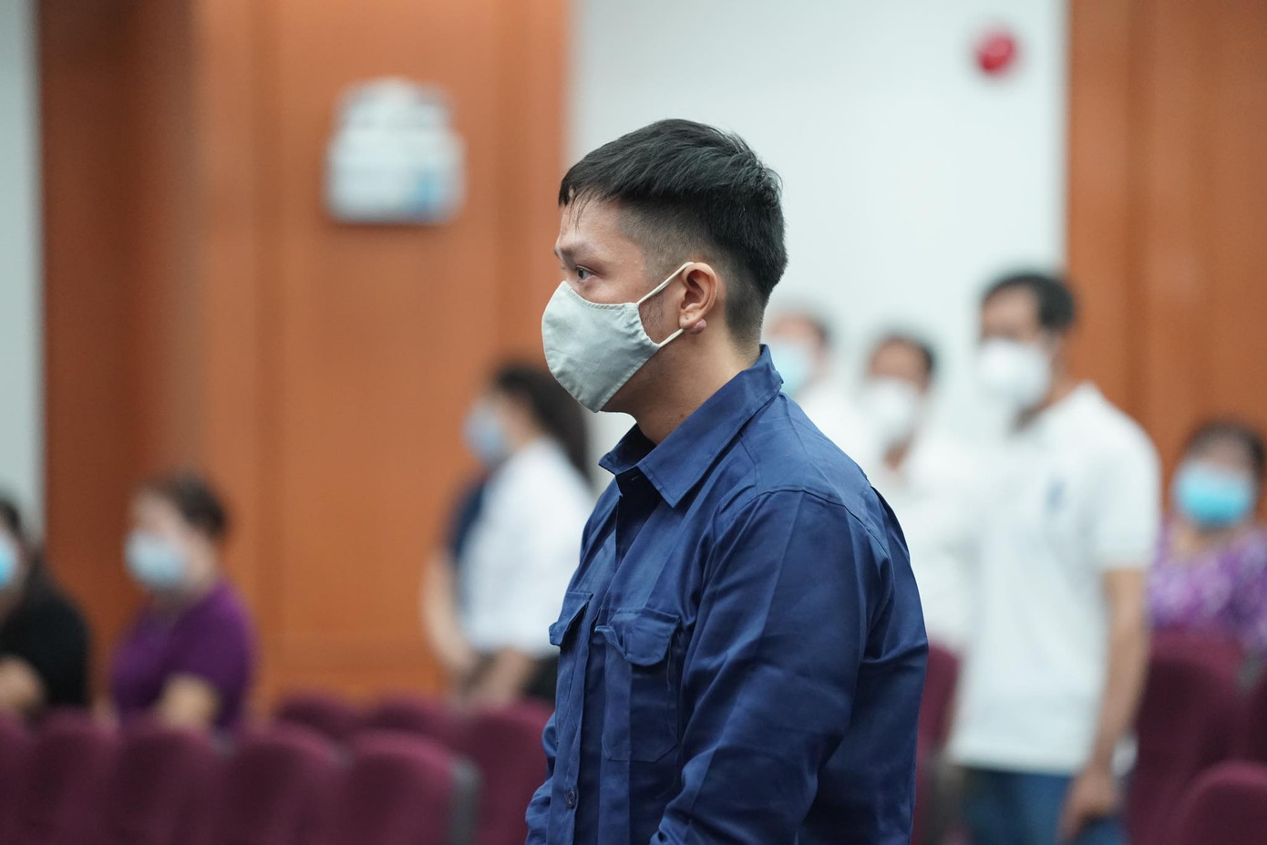 Tòa phúc thẩm vừa tuyên y án 8 năm tù đối với Nguyễn Kim Trung Thái. Ảnh: Phạm Nguyễn. Tòa phúc thẩm vừa tuyên y án 8 năm tù đối với Nguyễn Kim Trung Thái. Ảnh: Phạm Nguyễn.