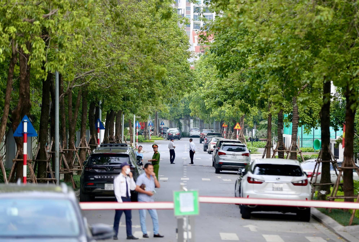 Lối vào khu nhà ông Chu Ngọc Anh.