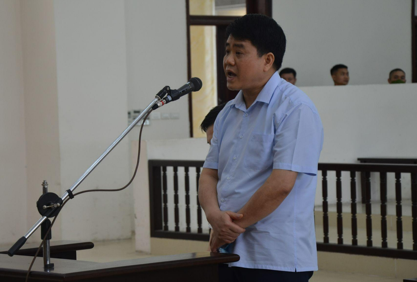 Ông Nguyễn Đức Chung tại phiên phúc thẩm. Ông Nguyễn Đức Chung tại phiên phúc thẩm.